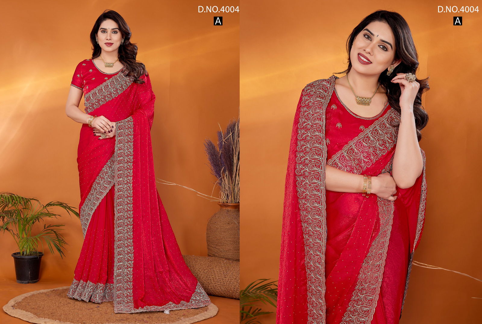 Jayshree 4004 A To D Fandy Chiffon Occasion Wear Saree Orders In India